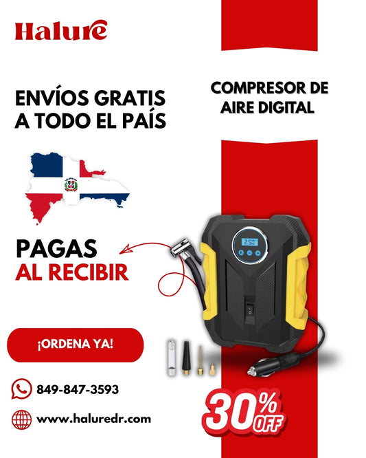 Compresor de Aire Digital Portátil